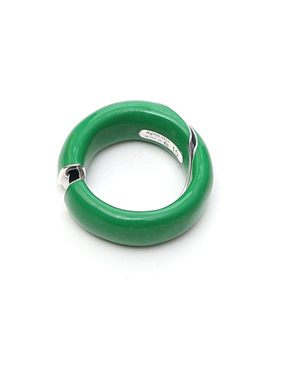 Shop Bottega Veneta Earrings In Green