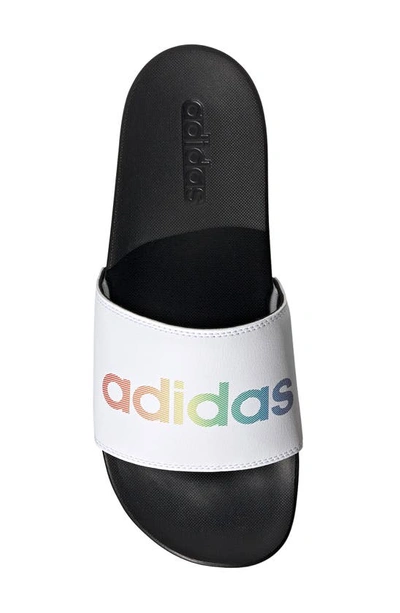 Shop Adidas Originals Adilette Comfort Sport Slide In Core Black