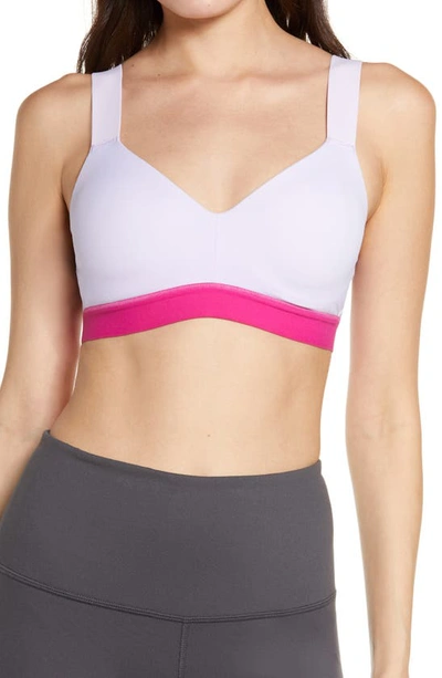 Shop Natori Dynamic Contour Underwire Sports Bra In Grape/ Bery