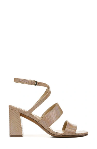 Naturalizer Trinity Block Heel Sandal In Taupe