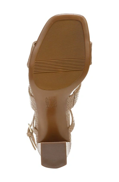 Naturalizer Trinity Block Heel Sandal In Taupe