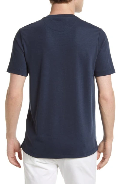 Shop Nordstrom Brrr° Tech T-shirt In Navy Blazer