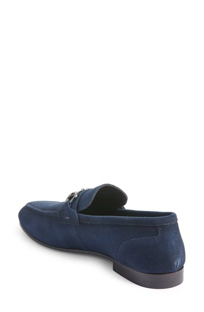 Shop Nordstrom Patrick Suede Bit Loafer In Navy