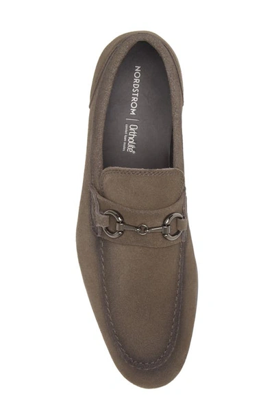 Shop Nordstrom Patrick Suede Bit Loafer In Grey