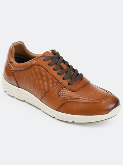 Shop Thomas & Vine Thomas And Vine  Mosley Luxe Sneaker In Brown