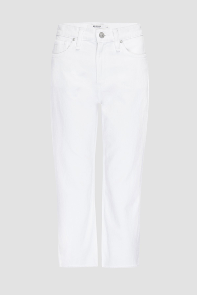 Shop Hudson Jeans Noa High-rise Straight Crop Jean In White