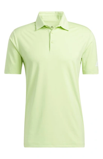 Shop Adidas Golf Ultimate365 Performance Polo In Pulse Lime Melange