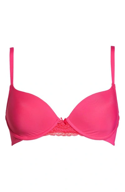 Shop Skarlett Blue Minx Multi Way Underwire T-shirt Bra In Pop Pink/ Bright Poppy