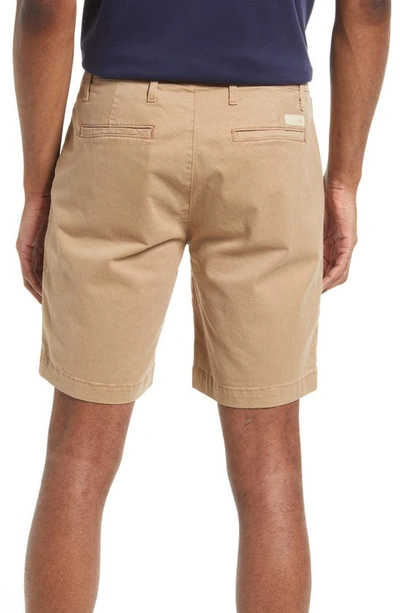 Ag Wanderer Print Flat Front Shorts In Blink Taupe Multi