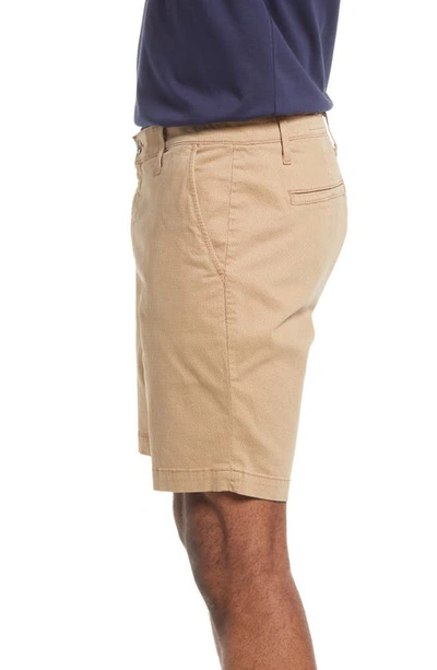 Ag Wanderer Print Flat Front Shorts In Blink Taupe Multi