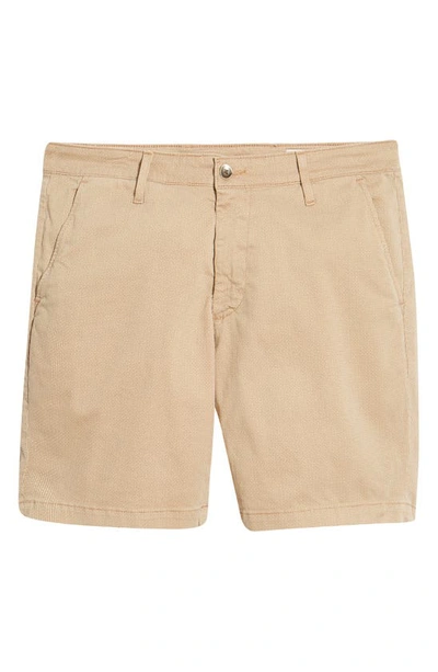 Ag Wanderer Print Flat Front Shorts In Blink Taupe Multi