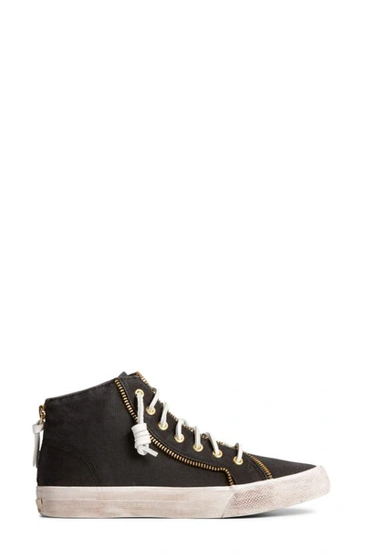 Shop Sperry X Rebecca Minkoff Washed Canvas High Top Sneaker In Black