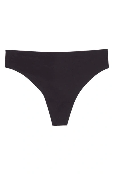 Shop Chantelle Lingerie Soft Stretch Thong In Ink