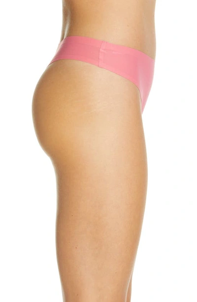 Shop Chantelle Lingerie Soft Stretch Thong In Reverie Pink