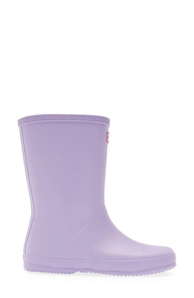 Shop Hunter Kids' First Classic Rain Boot In Lavender Mist