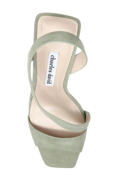 Shop Charles David Trulli Sandal In Sage-ks