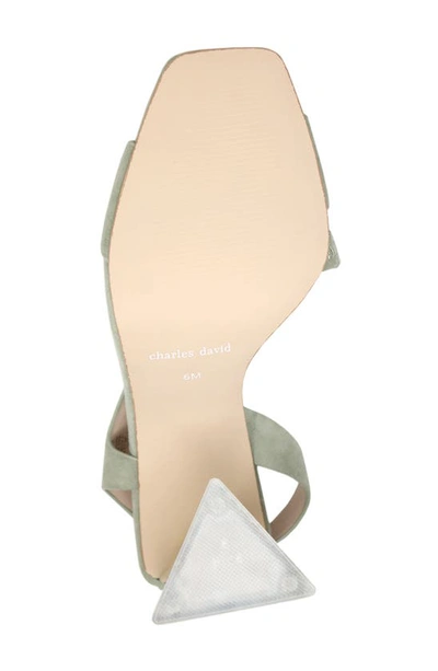 Shop Charles David Trulli Sandal In Sage-ks