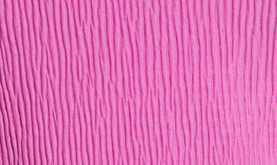 Shop Halogen Plissé Smocked Funnel Neck Top In Pink Rosebud