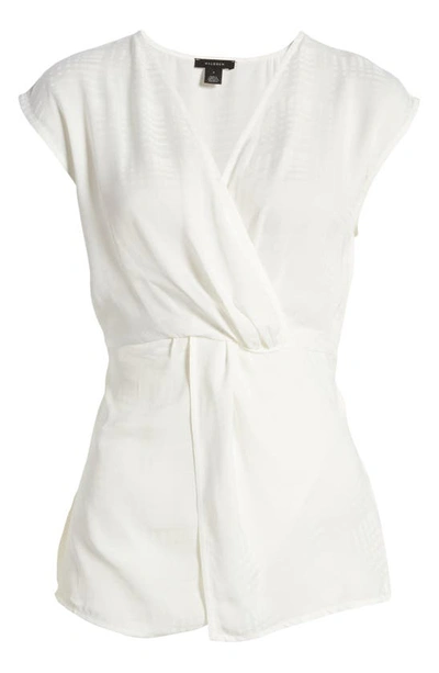 Shop Halogen Twist Front Top In Ivory Cloud