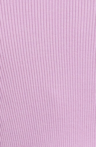 Halogen V-neck Sweater In Pink Tulle