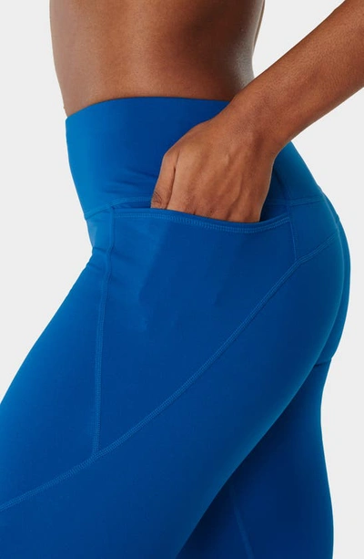 Shop Sweaty Betty Power Pocket Workout 7/8 Leggings In Oxford Blue