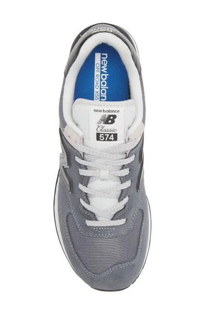 Shop New Balance 574 Classic Sneaker In Grey/ Black