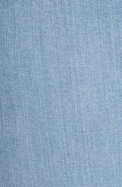 Frame Le Crop Mini Boot Stagger Raw Hem Crop Bootcut Jeans In Tidepool Worn