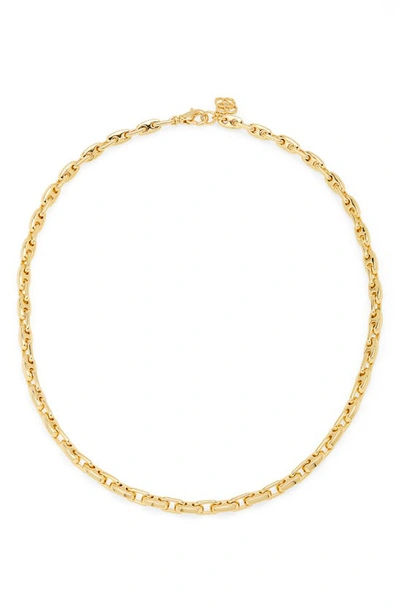Shop Kendra Scott Bailey Chain Necklace In Gold Metal