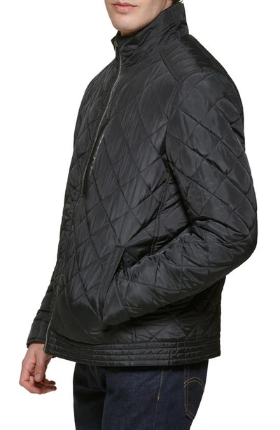 Shop Cole Haan Signature Quilted Jacket In Black