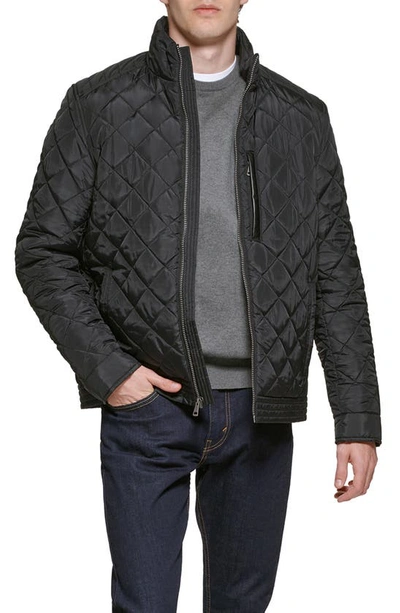 Shop Cole Haan Signature Quilted Jacket In Black