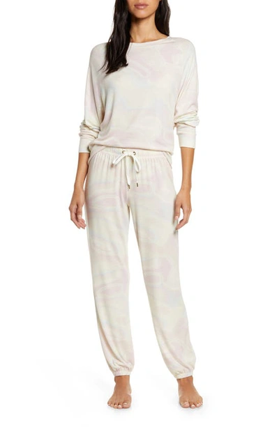 Shop Honeydew Intimates Star Seeker Jersey Pajamas In Iridescent