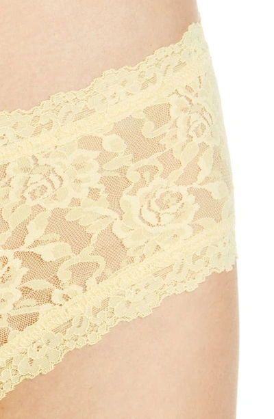 Shop Hanky Panky Signature Lace Boyshorts In Buttercup