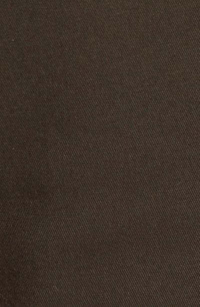 Vince Crop Stretch Cotton Chinos In Deep Laurel