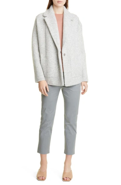 Vince Essential Pima Cotton Crewneck Top In Dk Blush