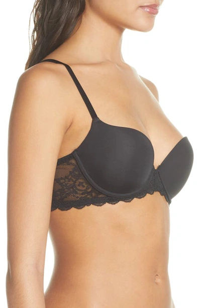 Shop Natori Statement Contour Underwire T-shirt Bra In Black