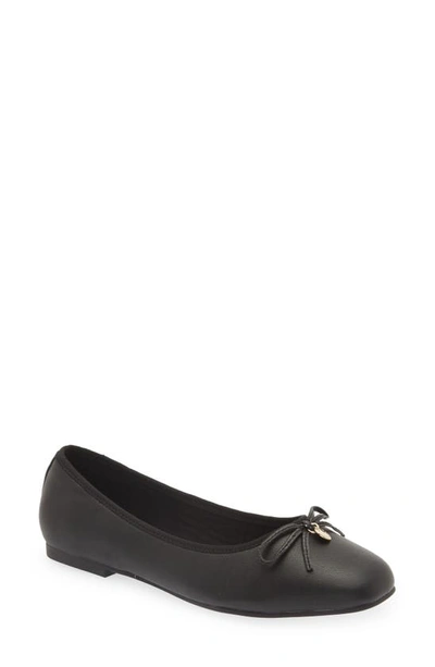 Shop Ted Baker Bayana Bow Ballet Flat In Black