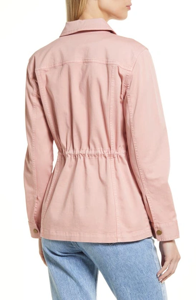 Caslon Utility Jacket In Pink Bride