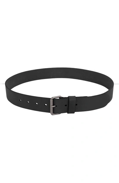Shop Allsaints Leather Belt In Black
