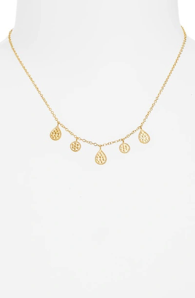 Shop Anna Beck Charms Collar Necklace In Gold