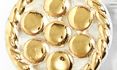 Shop Anna Beck Mini Disc Hoop Earrings In Gold/ Silver