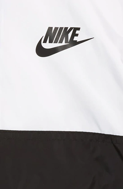 Nike Kids' Just Do It Windrunner Jacket In White