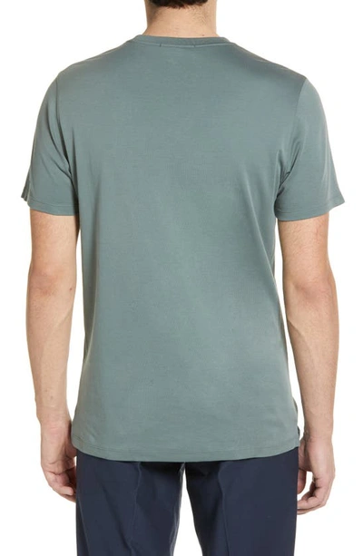 Shop Robert Barakett Georgia Pima Cotton T-shirt In Balsam Green