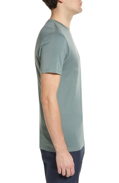 Shop Robert Barakett Georgia Pima Cotton T-shirt In Balsam Green