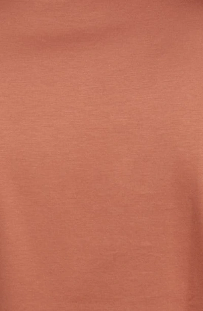 Shop Robert Barakett Georgia Pima Cotton T-shirt In Orange Leaf