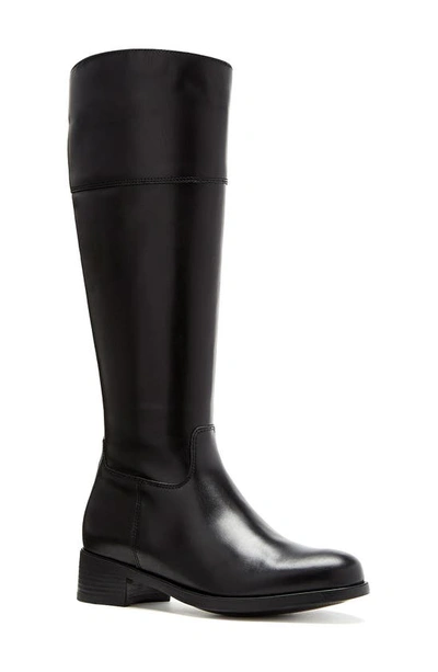 Shop La Canadienne Savoy Waterproof Riding Boot In Black Leather