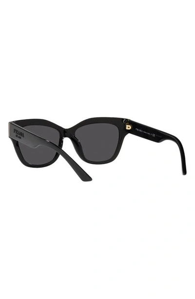 Shop Prada 53mm Cat Eye Sunglasses In Black