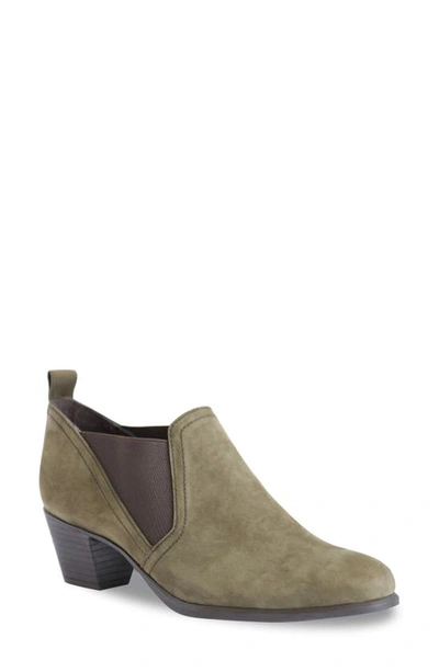 Shop Munro Jessie Bootie In Herb Nubuck