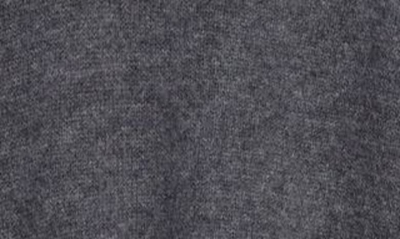 Nordstrom V-neck Wool & Cashmere Poncho In Grey Dark Heather