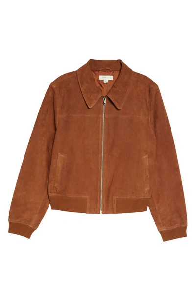 Treasure and bond sales suede trucker jacket
