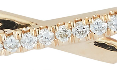 Shop Dana Rebecca Designs Pavé Diamond X Bar Necklace In Yellow Gold